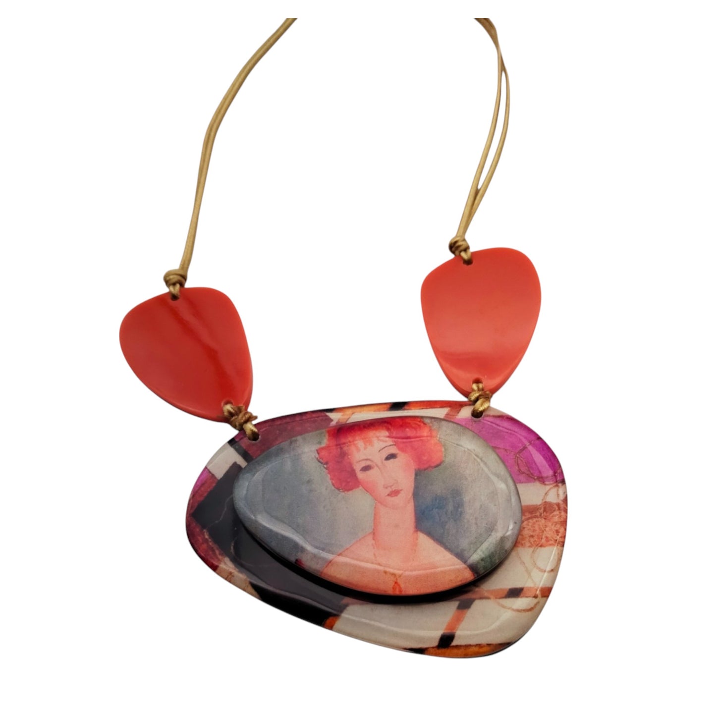 Ensemble collier+ boucles d'oreilles Caeliana