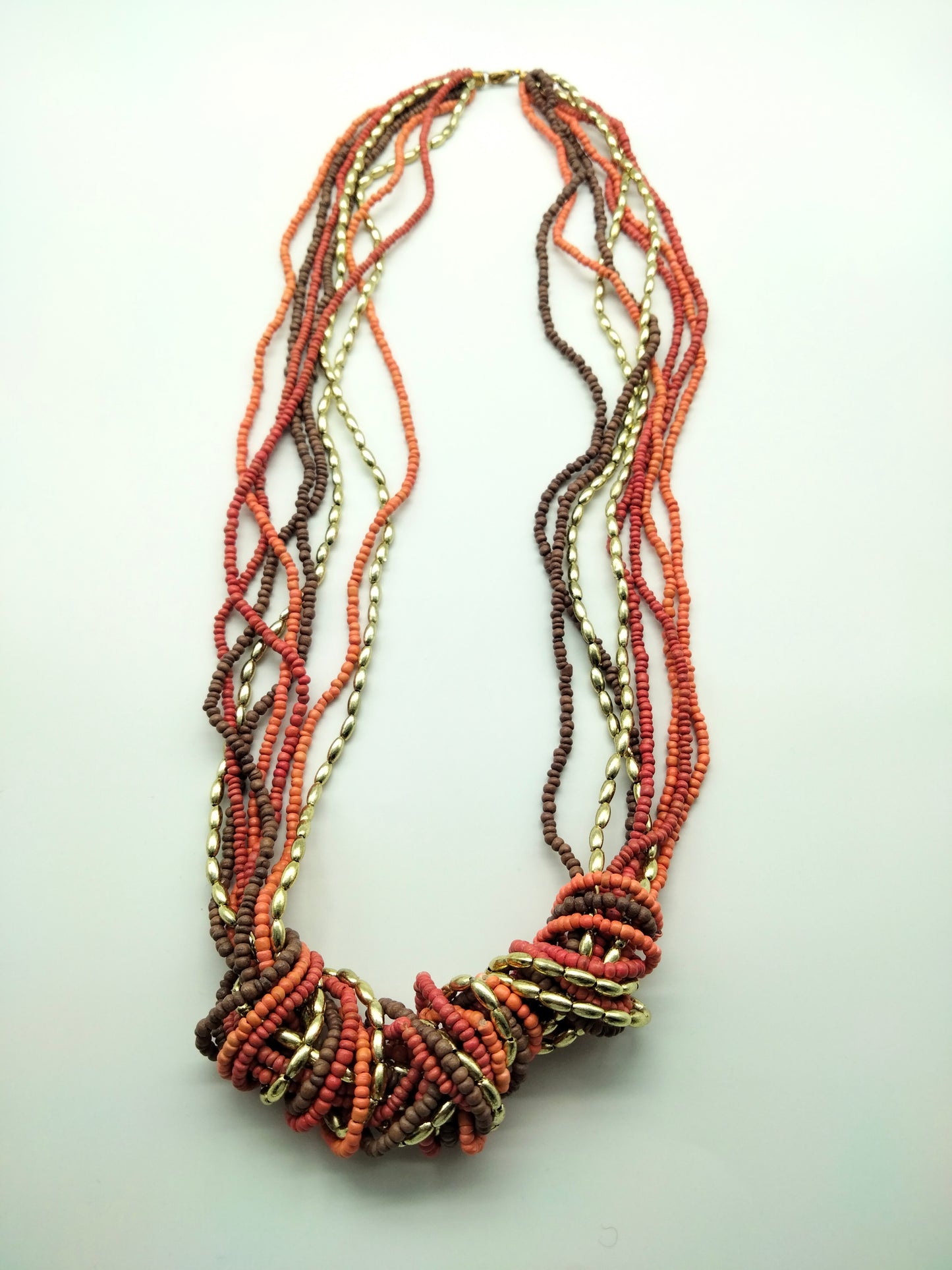 Collier sautoir multicolores