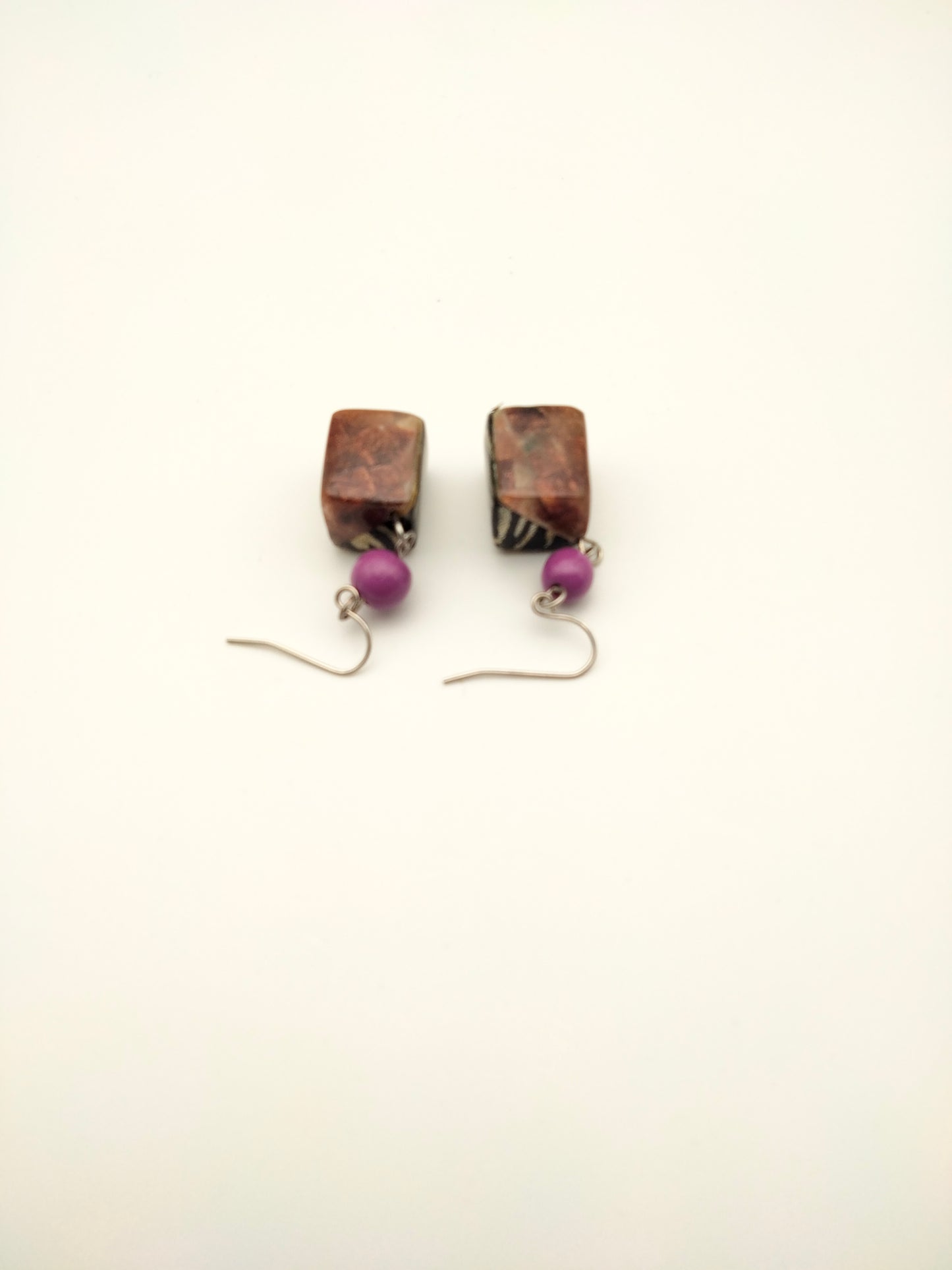 Boucles d'oreilles cubiques