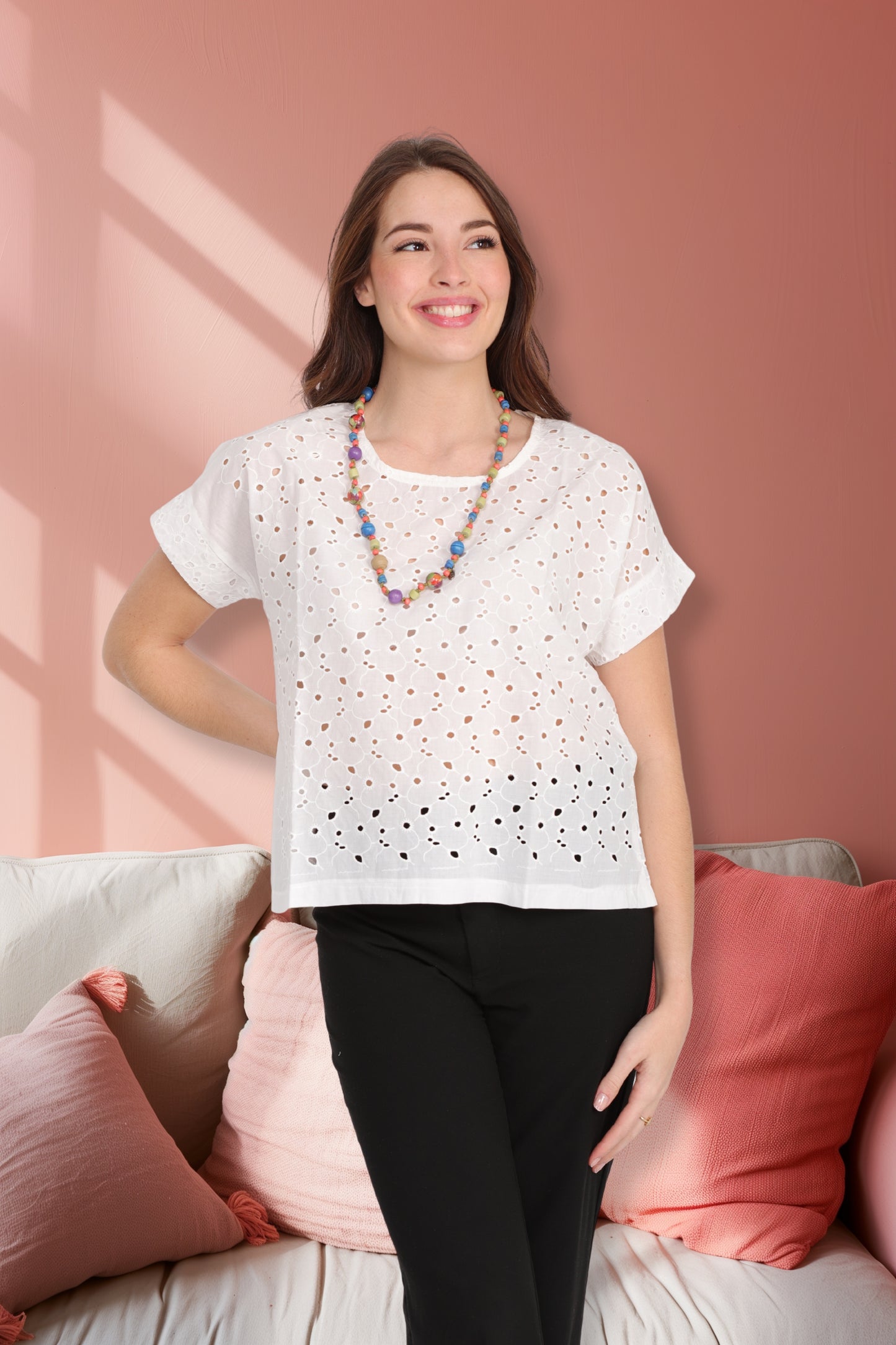 Blouse col rond - Alizia