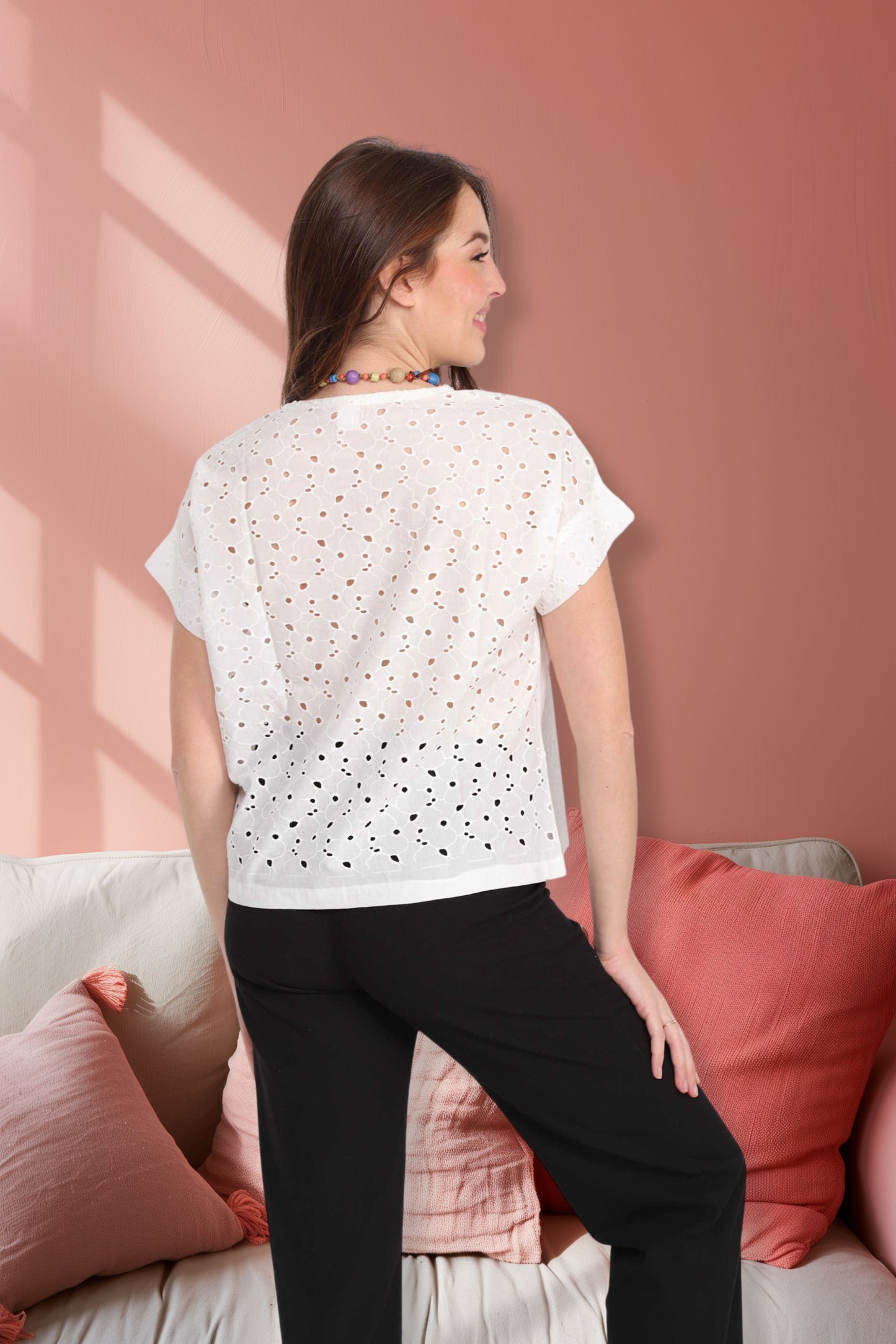 Blouse col rond - Alizia