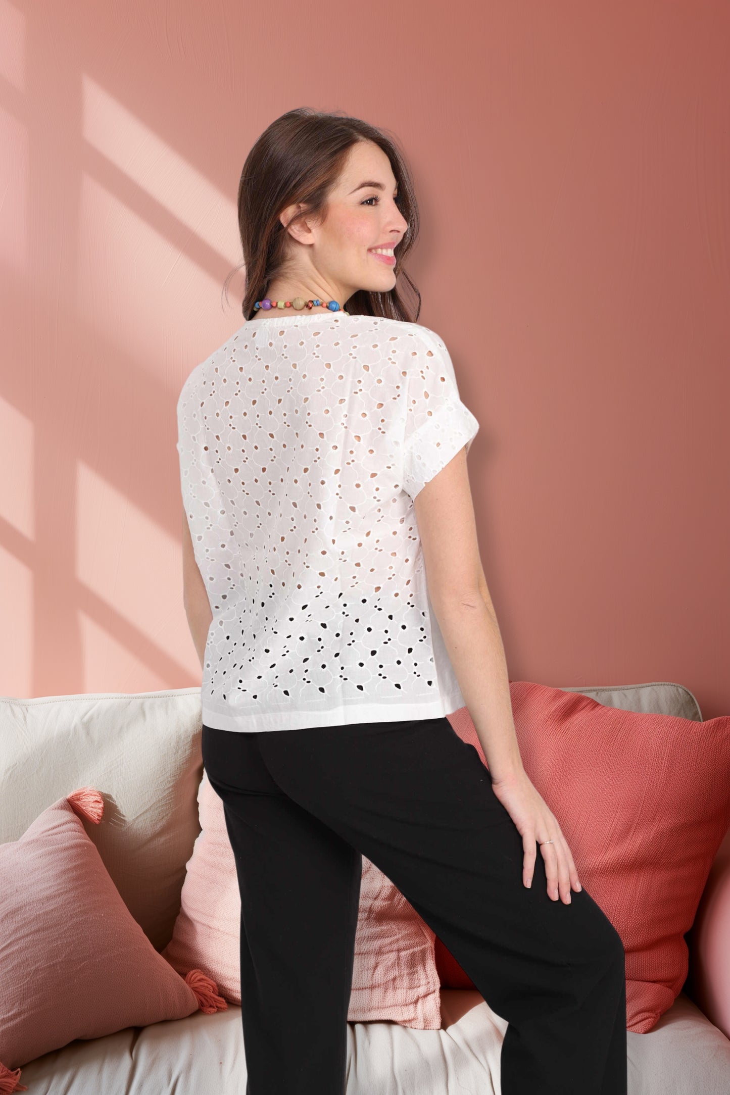 Blouse col rond - Alizia