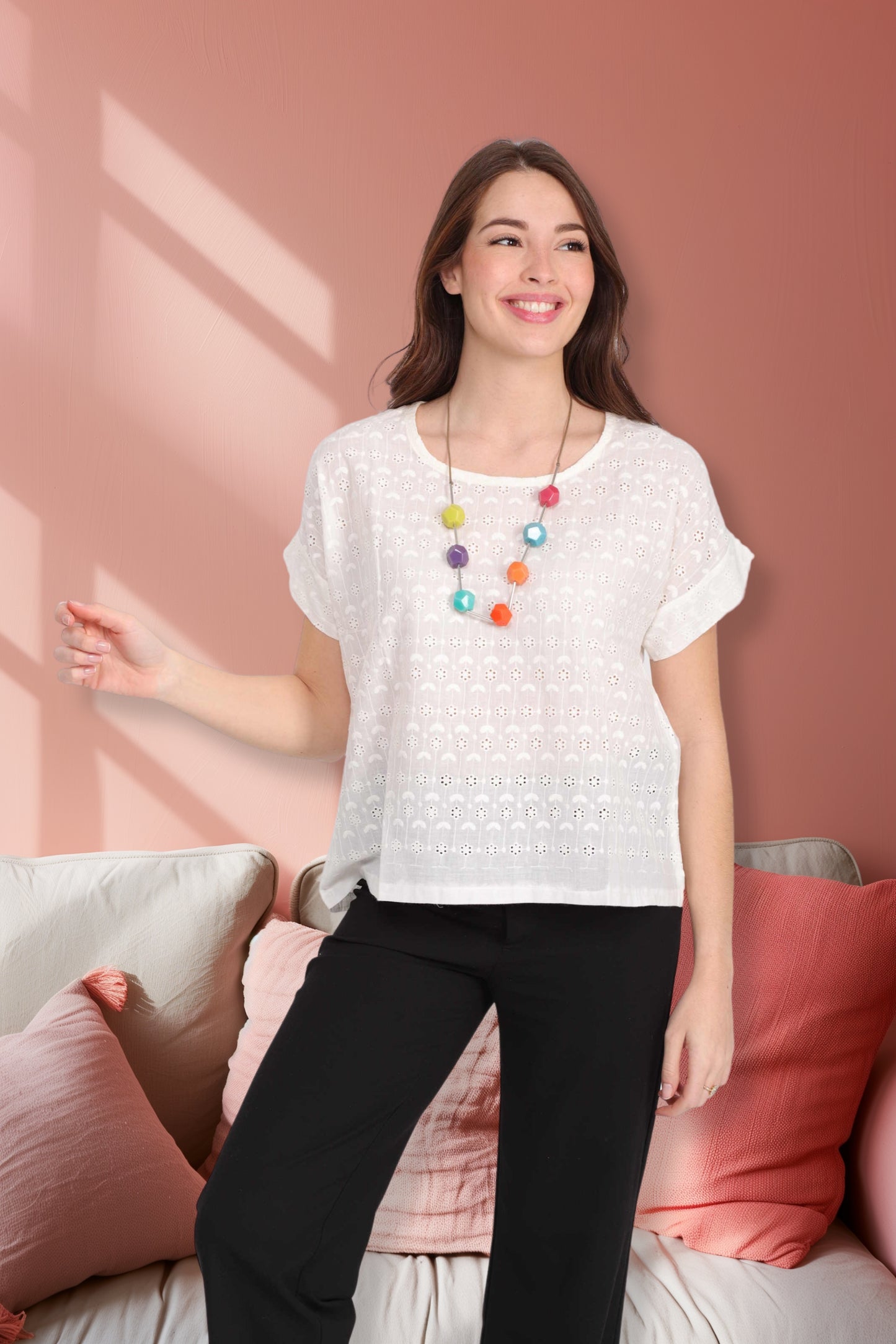 Blouse col rond - Erica