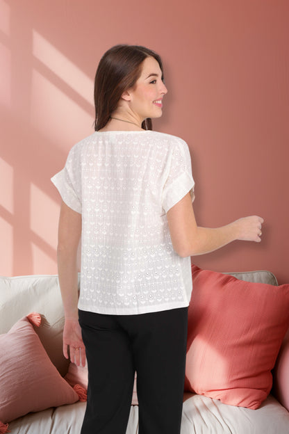 Blouse col rond - Erica