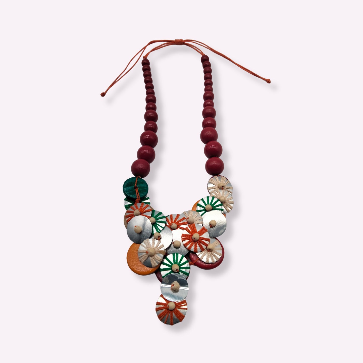 Collier bohème, style indien fait main