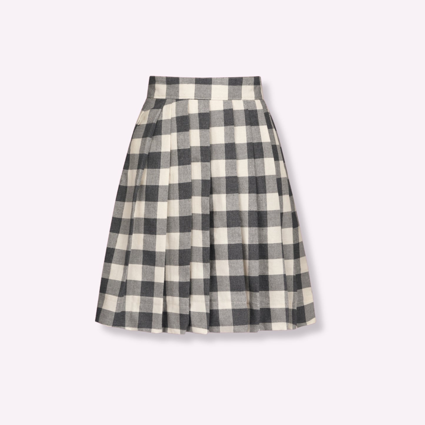 Jupe Courte Artisanale à Carreaux Tartan - Coupe Patineuse Faite Main