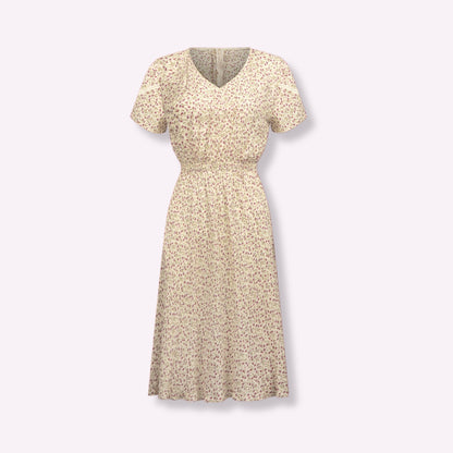 Robe trapèze Beige